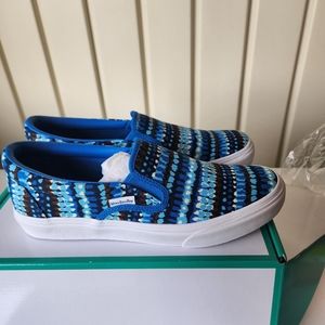 Vera Bradley Canvas Slip-Ons Sz 8 1/2 JAVA BEADS New in Box